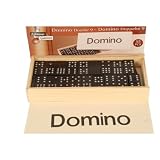 Domino Steine / Doppel-Steine, schwarz, klein, 55 teilig, BE-35346