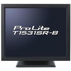Iiyama ProLite T1531SR 38,1cm (15 Zoll) Touchscreen Monitor DVI-D (Kontrast dyn. 500:1, 8ms Reaktionszeit) schwarz