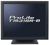 Iiyama ProLite T1531SR 38,1cm (15 Zoll) Touchscreen Monitor DVI-D (Kontrast dyn. 500:1, 8ms Reaktionszeit) schwarz