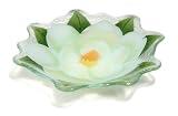 Peggy Karr 11-inch Glass Magnolia Flower Bowl