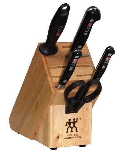 Zwilling J.A. Henckels Pro S Stainless-Steel 6-Piece Knife Set with Block