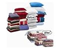 Space Bag BR-86123-4 Vacuum-Seal Cube-Shaped Storage Bags, Set of 3, Large, Extra Large, and Jumbo