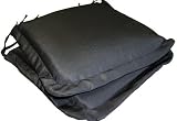 from Bentley 2 X GARDEN DINING CHAIR SEAT CUSHIONS PADS - BLACK