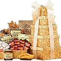 Best Wishes Elegant Gift Tower - Gourmet Food Gift Basket