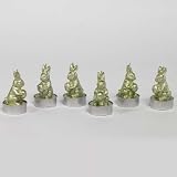 41TGocwg6XL. SL160  Easter Decorations | Candles 20149A GR Green Rabbit Tea Lights S/6 Reviews