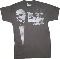 The Godfather Japanese Rose Puppeteer Charcoal Tee T-Shirt