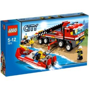 LEGO City Set #7213 OffRoad Fire Truck & Fireboat