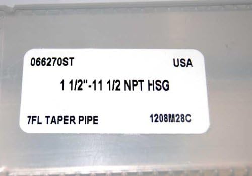 Standard Tool Made in USA 1-1/2-11-1/2 HSS NPT Taper Pipe Tap
