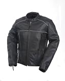 Mossi Journey Black Size 10 Ladies Leather Jacket
