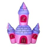 Gemmy Self-Inflating Castle Toss Game, 4-Feet Tall