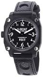 U-Boat Creato da Italo Fontana Thousands of Feet Swiss Manual Wind Black PVD Mens Sports Watch 1920