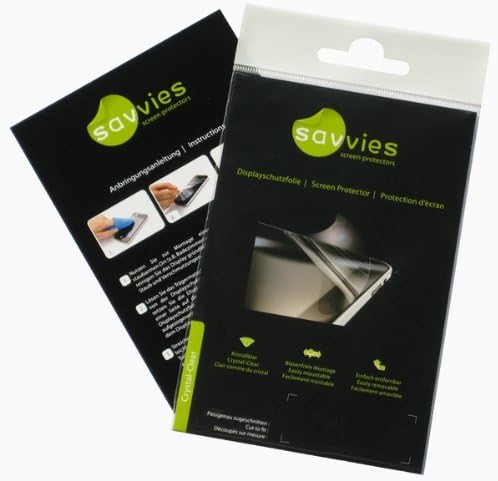 Savvies Crystalclear Screen Protector for Canon PowerShot SX500 IS, Protective Film, 100% fits, Display Protection Film