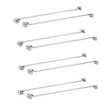 uxcell　キャッチアイキャビンフック　ステンレス鋼　シルバートーン　400mm　ロックラッチホルダー　８個入り