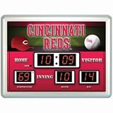 Cincinnati Reds MLB 14" X 19" Scoreboard Clock