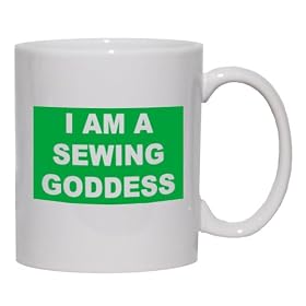 Buy I AM A SEWING GODDESS Mug for Coffee Hot Beverage 11 oz. MAROON