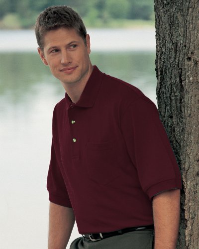 Tri Mountain Men s Big and Tall Stylish Pique Knit Golf Shirt Dark Maroon XX Large Tall 106 