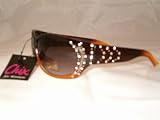 Biker Chix Bling Rhinestone Riding Designer Sunglasses 41TH%2BWYKo L. SL160 Biker Chix Bling Rhinestone Riding Designer Sunglasses