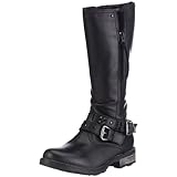 Geox J03A5A 43 C9999 Junior Olivia Stivali, Mädchen Stiefel, Schwarz (black C9999), EU 39