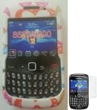 Blackberry 8520 8530 Curve / 9300 9330 Curve Phone Shell (C Mix Colors WHIT ....