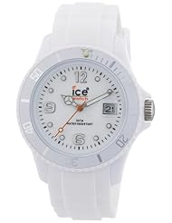 Ice-Watch Unisex SI.WE.U.S.09 Sili Collection White Plastic and Silicone Watch