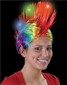 Rainbow Mohawk Wig