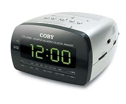 COBY CR-A58 SVR Big LED Digital AM/FM Alarm Clock Radio