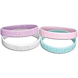Eastbay Sport Bands 4-Pack ( sz. One Size Fits All, Lavender/Pink/White/Mint )