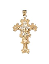 CleverEves 14k Gold Pendant Cross 8.1 - Gram(s)