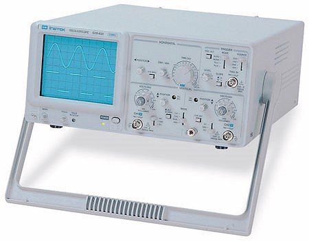 Instek GOS-620 Analog Oscilloscope with 2 Channel, 20MHz Bandwidth Instek GOS-620 Analog Oscilloscope with 2 Channel, 20MHz Bandwidth