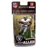 McFarlane Toys NFL Sports Picks Legends Series 6 Action Figure Marcus Allen (Oakland Raiders) White Jersey Silver Collector Level Chase