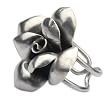 Sterling Silver Floral Ring Valentines Day Gift US Size 4