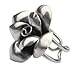 Sterling Silver Floral Ring Valentines Day Gift US Size 5 1/2