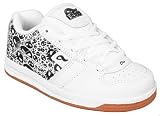 Adio - Adio Bam V3 Youth Skateboard Shoes - White / Black Skull