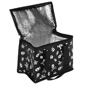 Lunch Bag Black Skull
