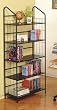NEW 5-TIER RACK /BOOKSHELF IN BLACK FINISH