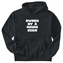 SWEATSHIRT BLACK " OWNED BY MAINE COON "