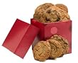 Geoff & Drew's Signature Red Gift Box, 8 Fresh Baked Cookies, 4 Flavors