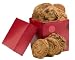 Gourmet Food : Geoff & Drew's Signature Red Gift Box of 12 Fresh Baked Chocolate Chip Cookies