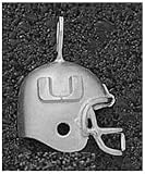 Logo Art Miami,FL Hurricanes Sterling Silver Helmet Pendant