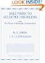 Solutions to Selected Problems: From the Physics of Radiology