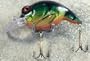 JLVLures Shallow Crankbait Metallic Perch : Diver Lures JLV Freshwater Smallmouth Steelhead Pike Salmon Trout Perch Whiper Mid Depth Walleye Casting Bass Hook Treble Bronze Boat Dock Brook Bay Little Stump River Trolling Weed Surface Topwater Shad