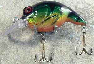 JLVLures Shallow Crankbait Metallic Perch : Diver Lures JLV Freshwater Smallmouth Steelhead Pike Salmon Trout Perch Whiper Mid Depth Walleye Casting Bass Hook Treble Bronze Boat Dock Brook Bay Little Stump River Trolling Weed Surface Topwater Shad