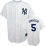 Joe Dimaggio New York Yankees Pinstripe Cooperstown Replica Jersey