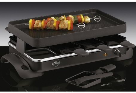 Küchenprofi 8er Raclette mit Grillaufsatz Grande