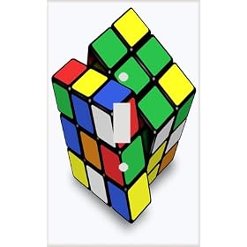 Rubix Cube Decorative Switchplate Cover