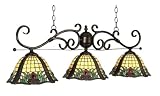 Ram Lighting Sarum 56 Pool Table Light Stained Glass