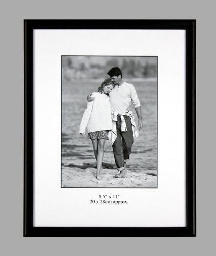 Set of 12 - Simple 5x7 Black Wood Frames, Glass