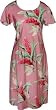 Red Ginger Hawaiian Aloha Cap Sleeve Short Tank Dress