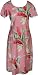 Red Ginger Hawaiian Aloha Cap Sleeve Short Tank Dress