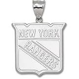 New York Rangers Giant 1 3/8in Sterling Silver Pendant